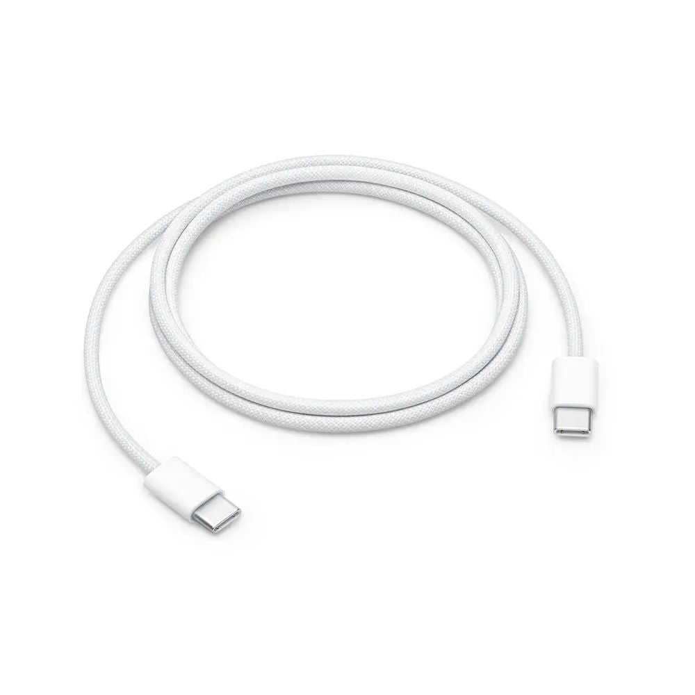Cable Apple MW493AM/A USB-C a USB-C Trenzado Blanco